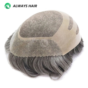 Nuovo Arrivo: Protesi Capillare da Uomo Remy Fine Mono Top <span class=keywords><strong>con</strong></span> PU e Garza - Toupet Uomo - Product Image 6
