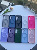 Coque de téléphone magnétique mate pour iPhone 17 16 15 14 13 12 11 Pro Max Plus 17 Air Ultra – Housse magnétique