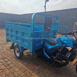 Tricycle de transport cargo 200cc d'Asie centrale le plus vendu avec moteur refroidi par eau, carrosserie ouverte et plaque de protection moteur - Product Image 1