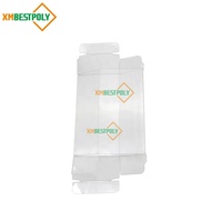 Vente en gros Boîte pliable en plastique PET transparent pour dessert macaron biscuit personnalisée Emballage de 2 boîtes transparentes pour macarons