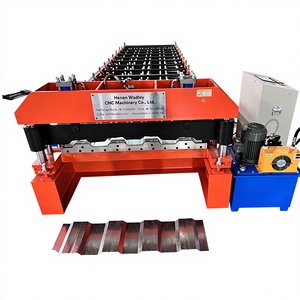 Machine de formage de tôles de qualité pour toitures en acier coloré avec contrôle PLC et pompe, à prix abordable - Product Image 1