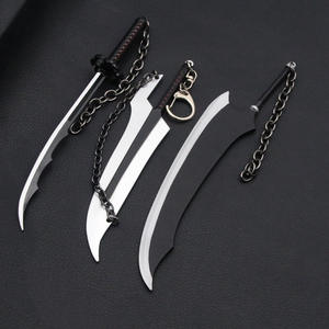 Accesorio de anime: Llavero con modelo del arma Zanpakuto de Ichigo Kurosaki de Bleach, Tensa <span class=keywords><strong>Zangetsu</strong></span>, Bankai <span class=keywords><strong>Zangetsu</strong></span> - Product Image 4