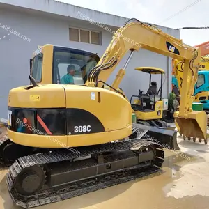 8ton Used Excavator Machine CAT 308C Second Hand Backhoe Hydraulic Crawler Digger