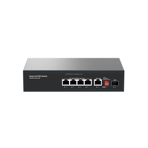 Hot Sale Built-in Power Supply Unmanaged 5 10/100/1000M Network Ports + 1 1000M SFP Optical Port AI <b>POE</b> <b>Switch</b> - Product Image 3