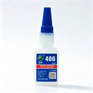 Colle instantanée 406 20g à faible viscosité Cyanoacrylate Super Glue Séchage rapide pour Plastique Caoutchouc Silicone EPDM Transport - Product Image 2