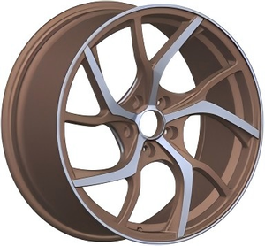 New Design Bronze Black Concave 5 Spoke 19/20 Inch Cast Car Wheels for - Product Image 1