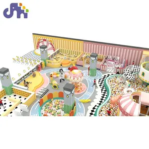 New Style Theme Park Family Educational Play Area Ball Pool Slide Kids Jungle Gym Indoor Soft Playground