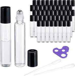 Boîtes vides pour tubes de parfum à bille, personnalisées, ensemble de 10 ml, flacon de parfum en verre avec emballage - Product Image 1