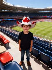 Nouveau Chapeau en Feutre de Denim Écologique <span class=keywords><strong>Coupe</strong></span> <span class=keywords><strong>du</strong></span> <span class=keywords><strong>Monde</strong></span> 2026 avec Logo Personnalisé pour les Supporters des Équipes Nationales de Football - Product Image 2