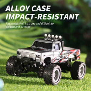 Mini Coche RC a Control Remoto 1/64 con Luz LED, Nuevo Juguete para Niños con Características de Absorción de Impactos, Regalo Infantil - Product Image 4