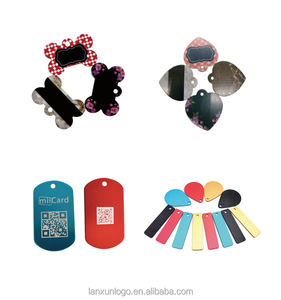 مخصص الحيوان تحت عنوان الفولاذ المقاوم للصدأ/سبائك الزنك الكلب العلامة الحديثة المعدنية قلادة فارغة مطلي فوق بفوق بنفر التسامي دبوس السنة الصينية الجديدة - Product Image 6