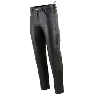 Pantalones de motociclismo informales clásicos Premium para hombre de cuero 2025 para ropa de carreras de automóviles - Product Image 5