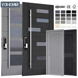 <span class=keywords><strong>Portes</strong></span> de Sécurité Européennes de Haute Qualité pour Maison, <span class=keywords><strong>Portes</strong></span> Extérieures à Rupture de Pont Thermique pour Maisons, Porte Blindée Noire pour Maison - Product Image 6