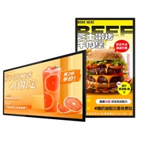 Écran d'affichage publicitaire LCD 43 pouces 2K avec système Android Wifi, lecteur d'affichage numérique pour la publicité dans les restaurants