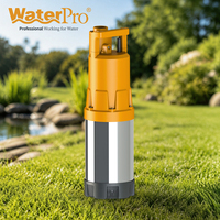 Pompe submersible automatique en acier inoxydable 1100W, pompe à eau propre haute pression pour le drainage des étangs et des piscines de jardin