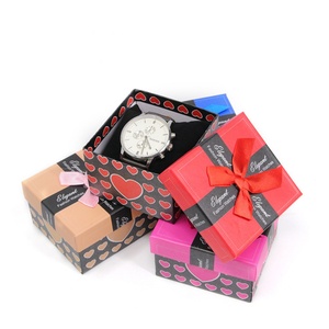 Square Paper Watch <b>Box</b> & Jewelry Case for Gift Ring Necklace Bracelet <b>Storage</b> Including Carton <b>Box</b> Packaging Set - Product Image 4