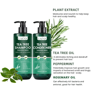 Perawatan Rambut Minyak Pohon Teh Alami Grosir Set Minyak Pohon Teh Mint Rosemary Anti Kerontokan Penghilang Ketombe Pereda Gatal - Product Image 6