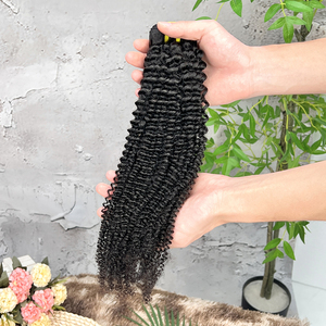 ผมหยิกแบบ Kinky Curly แท้ 100% จากกัมพูชา แบบเป็นมัด ขายส่ง สำหรับผู้ค้าส่ง ผมดิบ เรียงเกล็ดผมอย่างดี - Product Image 6