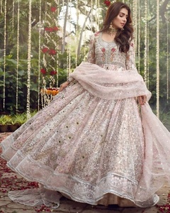 . Elegante y hermosa. De moda hermosa indio/pakistaní-fiesta-ropa-piso-longitud vestido para fiesta y boda = 2020 - Product Image 1