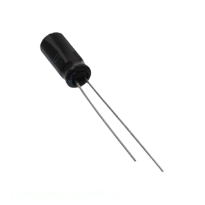 Distribuidor Autorizado, Condensador de Aluminio de 10 uF, 20%, 50V, Tipo RADIAL TH ESMG500ELL100ME11D - Product Image 1