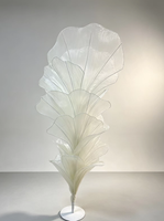 Décor de mariage personnalisé SFD, toile de fond géante en gaze artificielle faite à la main pour les centres de table de mariage