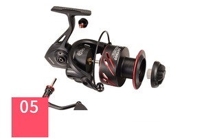 รอกตกปลาแบบสปินนิ่ง ซีรีส์ 2000-7000 อัตราทด 5.0:1 และ 4.7:1 ลูกปืน 12+1BB สำหรับตกปลาทะเล ตกปลาแบบสปินนิ่ง ตกปลาทะเลแบบทรอลลิ่ง - Product Image 5