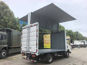 Camion de transport de palettes fermé à ouverture latérale pneumatique, à chargement rapide, avec une envergure de 5 m, pour la vente - Product Image 2