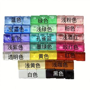 18mm Luminous Acrylic Ice Cubes <b>Square</b> Beads for DIY Jewelry <b>Vase</b> Filler Home Decor - Product Image 5