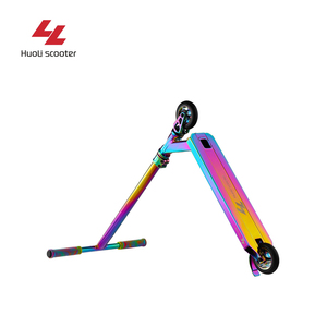 Arc-en-ciel Pro Stunt Scooter Complet Tour Scooters Trottinettes <span class=keywords><strong>Freestyle</strong></span> pour Les Enfants adultes - Product Image 4