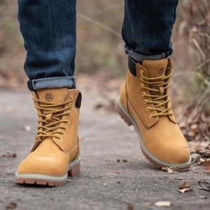 High End Wheat Men's Industrial Labor protection <strong>Function</strong> <strong>Shoes</strong> with Lightweight Rubber Outsole - Product Image 4