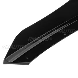 Couvre-lèvres de pare-chocs arrière noir/aspect fibre de carbone pour Infiniti Q50, protection d'angle latérale du pare-chocs arrière - Product Image 6