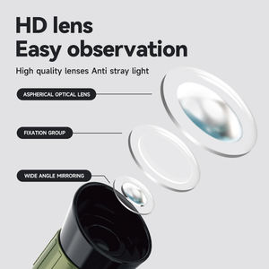 顕微鏡おもちゃキット ラボ LED 100/400/1200X ホームスクール教育玩具ギフト 洗練された生物顕微鏡 子供用 - Product Image 2