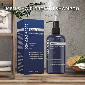 Shampoing Crème Antichute 2-en-1 300ML Formule Végétalienne Ingrédients Végétaliens pour la Croissance Capillaire et le Cuir Chevelu des Hommes Marque Blanche Vente en Gros - Product Image 2