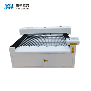 Yuehua lazer 1300*2500mm 150w 220w 300w geniş format çift karışık Metal ametal Co2 lazer kesme makinesi