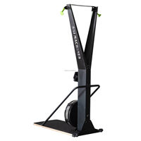 El equipo de fitness incluye máquinas de esquí resistentes al aire, simuladores de ejercicio de gimnasio, equipados con ventiladores, máquinas de remo para interiores