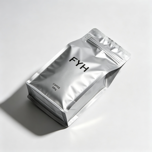 Bolsa de café con cierre hermético de 500g, laminada, con diseño de bolsa de café orgánico natural, apta para uso alimentario. - Product Image 4