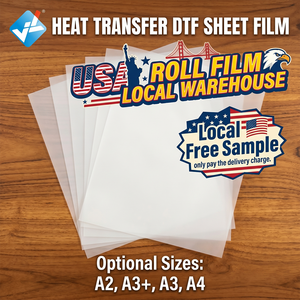 Film DTF A3 A4 à prix d'usine, film PET <span class=keywords><strong>pour</strong></span> impression par transfert thermique, <span class=keywords><strong>feuille</strong></span> DTF A3 <span class=keywords><strong>pour</strong></span> imprimante jet d'encre L1800, papier DTF 13*19 pouces - Product Image 1