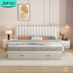 Personalização por atacado pinho barato de madeira único armazenamento king size cama madeiras quadro novos modelos de design fabricados na <span class=keywords><strong>China</strong></span> - Product Image 1