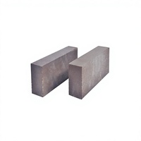 Brique de magnésite chromée frittée, norme ISO, bloc de maçonnerie réfractaire de base pour four de fusion des métaux non ferreux