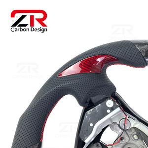 พวงมาลัยคาร์บอนไฟเบอร์ LED สำหรับรถนิสสัน350Z 370Z Z34 R35สำหรับ Infiniti FX30 FX35 FX37 FX50ปลอมแปลง QX70 - Product Image 2