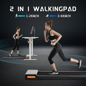 Tapis de marche compact pour appartement, brûle-calories, pour utilisation sous le bureau, vitesse 1-6 km/h, entrepôt France - Product Image 2