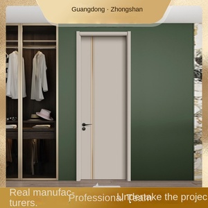 Usine panneau de densité intérieur porte design moderne étanche chambre porte en bois mélamine porte - Product Image 4