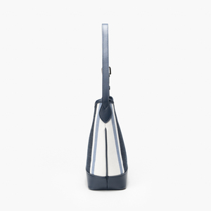 Bolso Bandolera de Lona a Rayas para Mujer, Bolso de Hombro Estilo Hobo, Gran Capacidad, Casual, para Viaje - Product Image 2