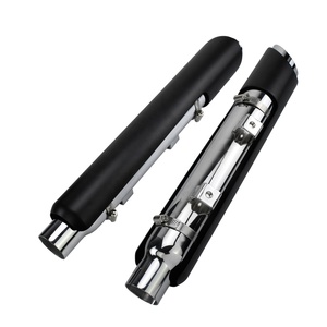 Silencieux et tuyaux d'échappement pour moto noirs/chromés, directement de l'usine, pour Harley Sportster XL 48 72 883 <span class=keywords><strong>1200</strong></span> Iron <span class=keywords><strong>Superlow</strong></span> 2014-2022 - Product Image 2