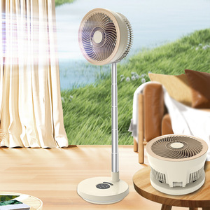 Usb Rechargeable Oscillating Fan Dual Use Tabletop Floor Quiet High Airflow Circulator 21-30 Sqm Coverage - Product Image 1