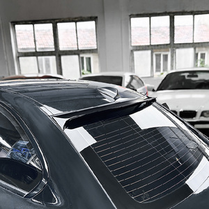 Alerón Trasero de Techo para BMW Serie 1 E82 Coupé, Negro Piano, Textura de Fibra de Carbono, Estilo Ducktail, Pieza de Modificación ABS, 2008-2013 - Product Image 1
