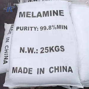 कारखाने की आपूर्ति सफेद पाउडर Melamine 99.8% कैस 108-78-1 उद्योग उपयोग कच्चे सामग्री फैक्टरी मूल्य