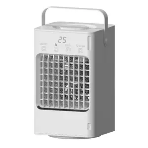 Home Desktop Kleine Luchtbevochtiging Draagbare Luchtkoeler Ventilator Mini Usb Airconditioner Desktop Water Misting Koelventilator