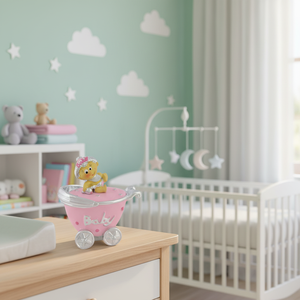 Passeggino Rosa Decorativo per Neonati e Bambini - Product Image 3