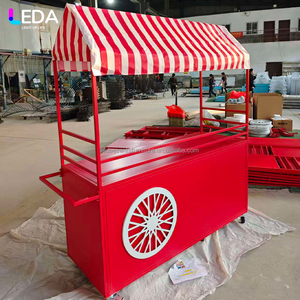 LEDA Outdoor Wedding <strong>Decorations</strong> Mobile <strong>Stalls</strong> Night Market Promotion Carts Display Platforms Booth Supports Candy Carts - Product Image 1